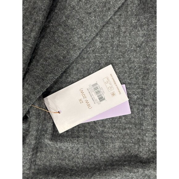 Womens Joyspun Size 2X 18W-20W Ladies Texture Top NWT - Picture 3 of 4